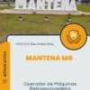 Apostila Operador de Máquinas Retroescavadeira Prefeitura de Mantena MG 2024