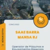 Apostila Operador de Máquinas e Equipamentos Especiais SAAE Barra Mansa RJ 2024