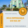 Apostila Operador de Motoniveladora Prefeitura de Boa Esperança do Sul SP 2024
