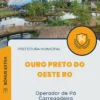 Apostila Operador de Pá Carregadeira Prefeitura de Ouro Preto do Oeste RO 2024