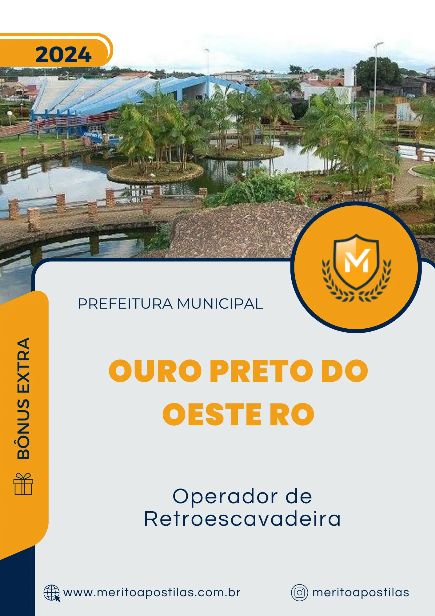 Apostila Operador de Retroescavadeira Prefeitura de Ouro Preto do Oeste RO 2024
