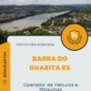 Apostila Operador de Veículos e Máquinas Prefeitura de Barra do Guarita RS 2024