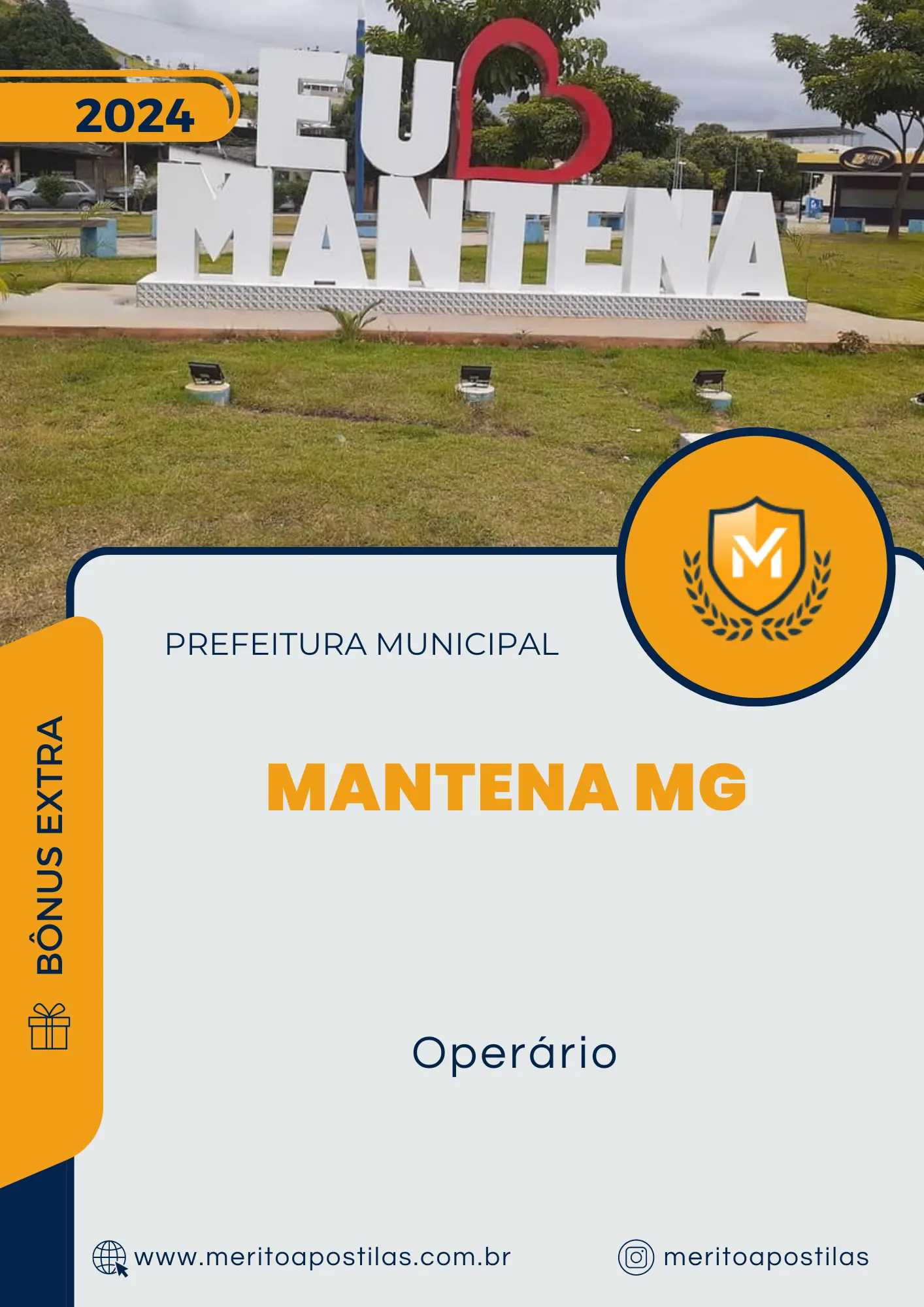 Apostila Operário Prefeitura de Mantena MG 2024