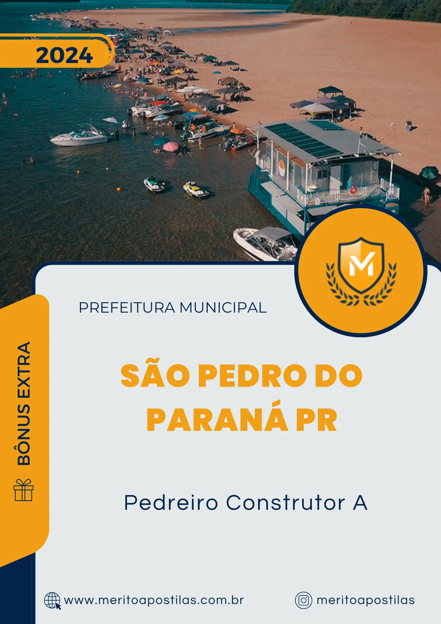 Apostila Pedreiro Construtor A Prefeitura de São Pedro do Paraná PR 2024