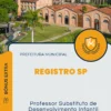 Apostila Professor Substituto de Desenvolvimento Infantil Prefeitura de Registro SP 2024