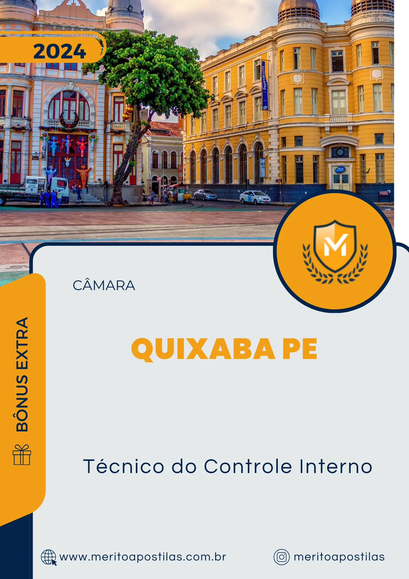 Apostila Técnico do Controle Interno Câmara de Quixaba PE 2024