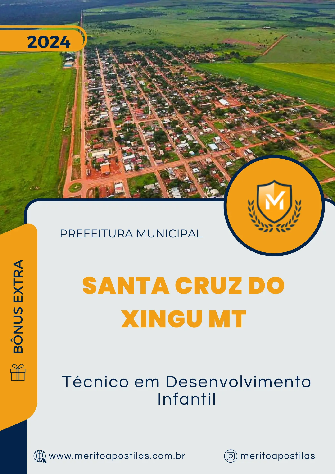 Apostila Técnico em Desenvolvimento Infantil Prefeitura Santa Cruz do Xingu MT 2024