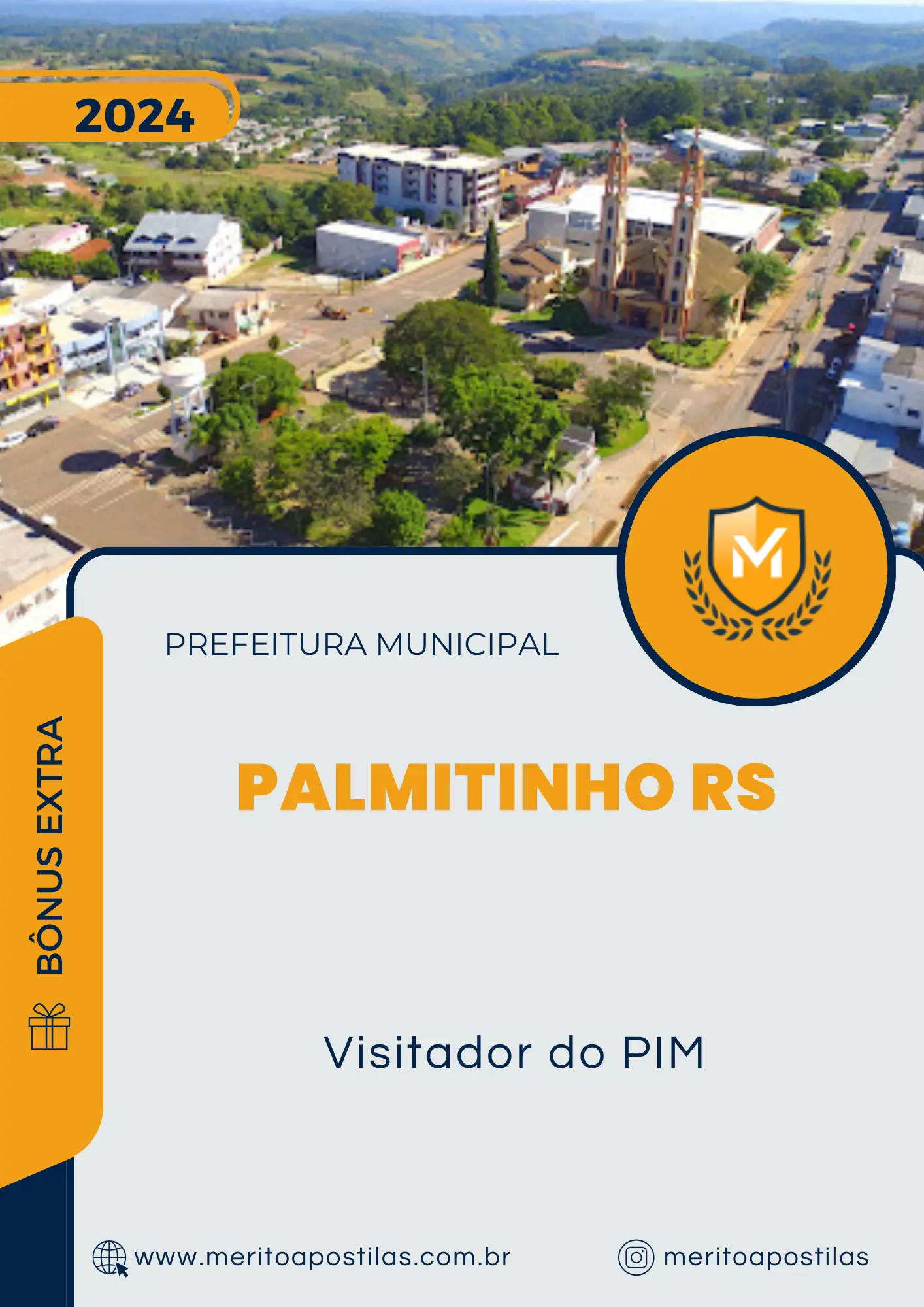 Apostila Visitador do PIM Prefeitura Palmitinho RS 2024