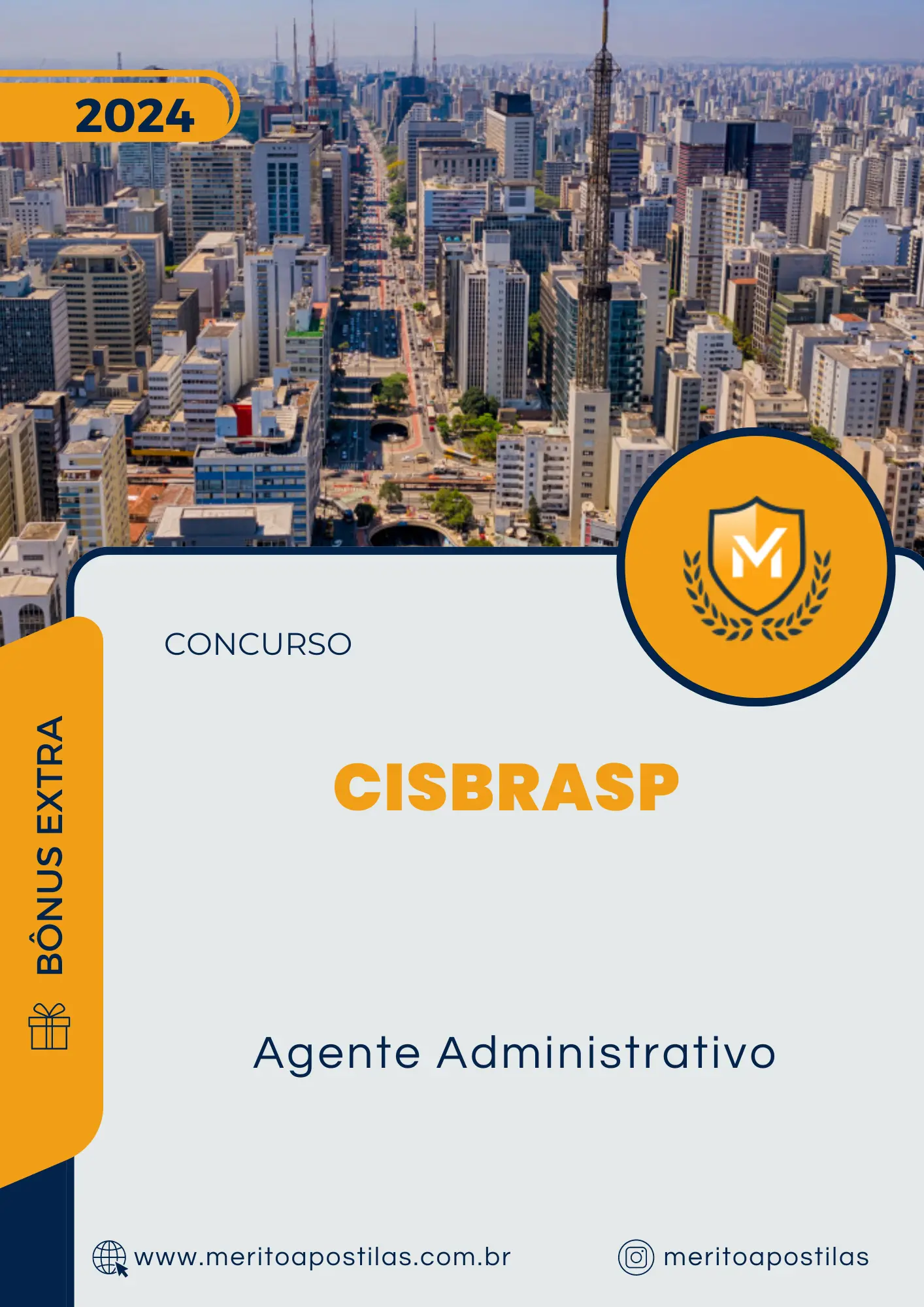 Apostila Agente Administrativo Concurso CISBRA SP 2024 – Mérito Apostilas