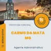 Apostila Agente Administrativo Prefeitura de Carmo da Mata MG 2024
