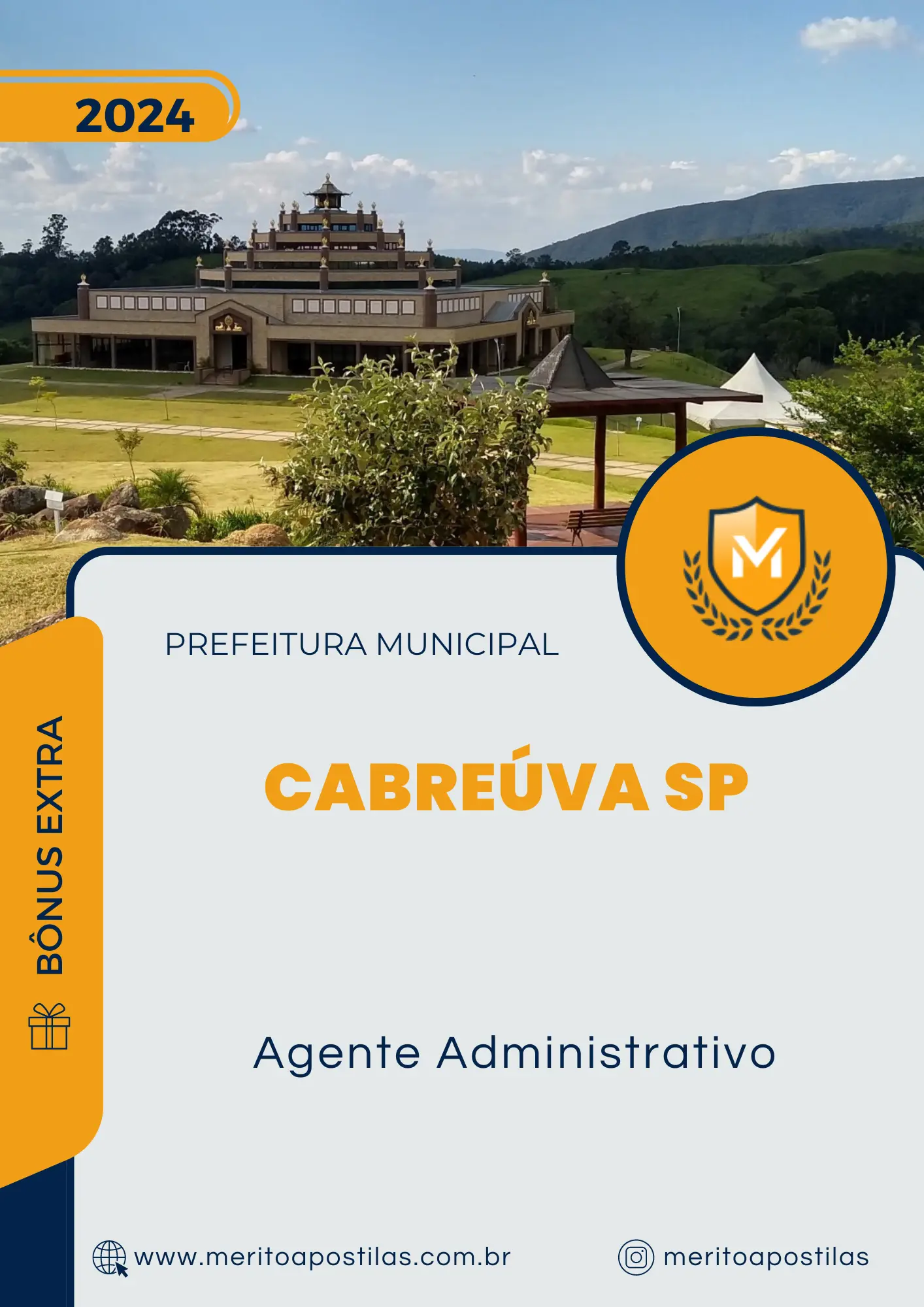 Apostila Agente Administrativo Prefeitura de Cabreúva SP 2024