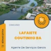 Apostila Agente De Serviços Gerais Concurso de Lafaiete Coutinho BA 2024