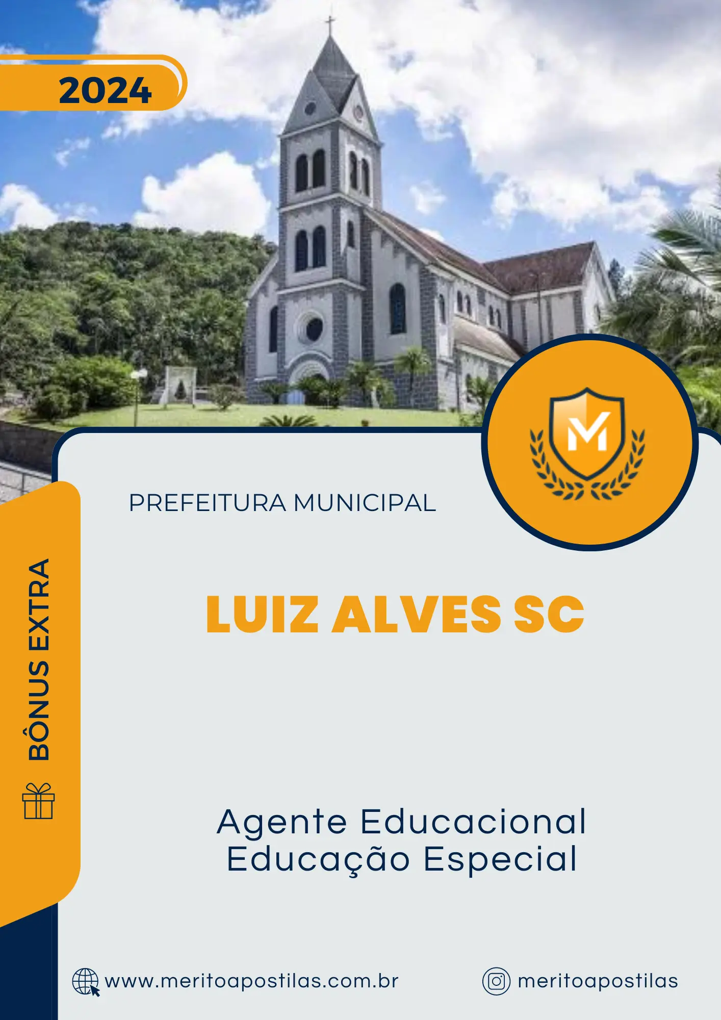 Apostila Agente Educacional Educação Especial Prefeitura de Luiz Alves SC 2024