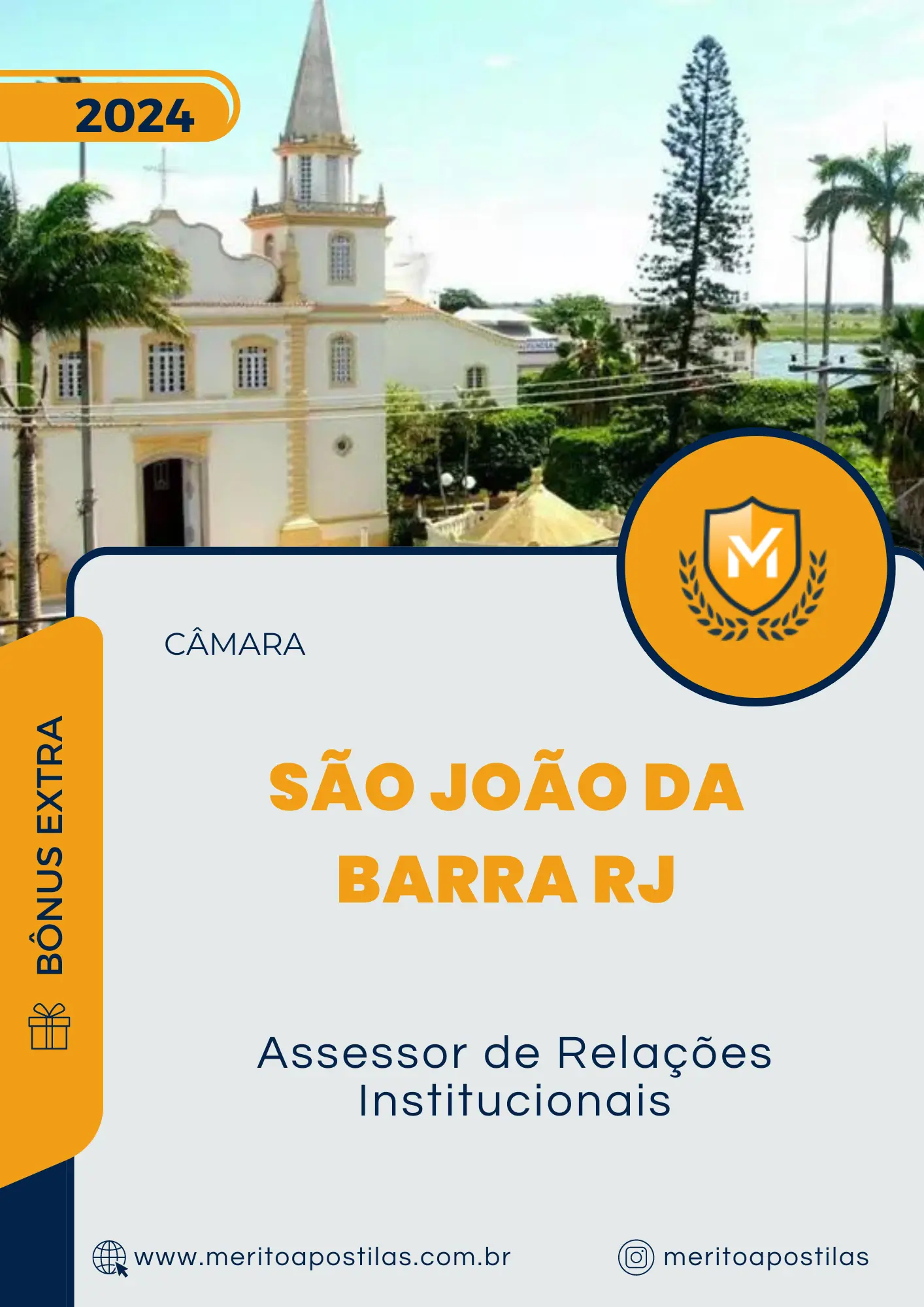 Apostila Assessor de Relações Institucionais Câmara de São João da Barra RJ 2024