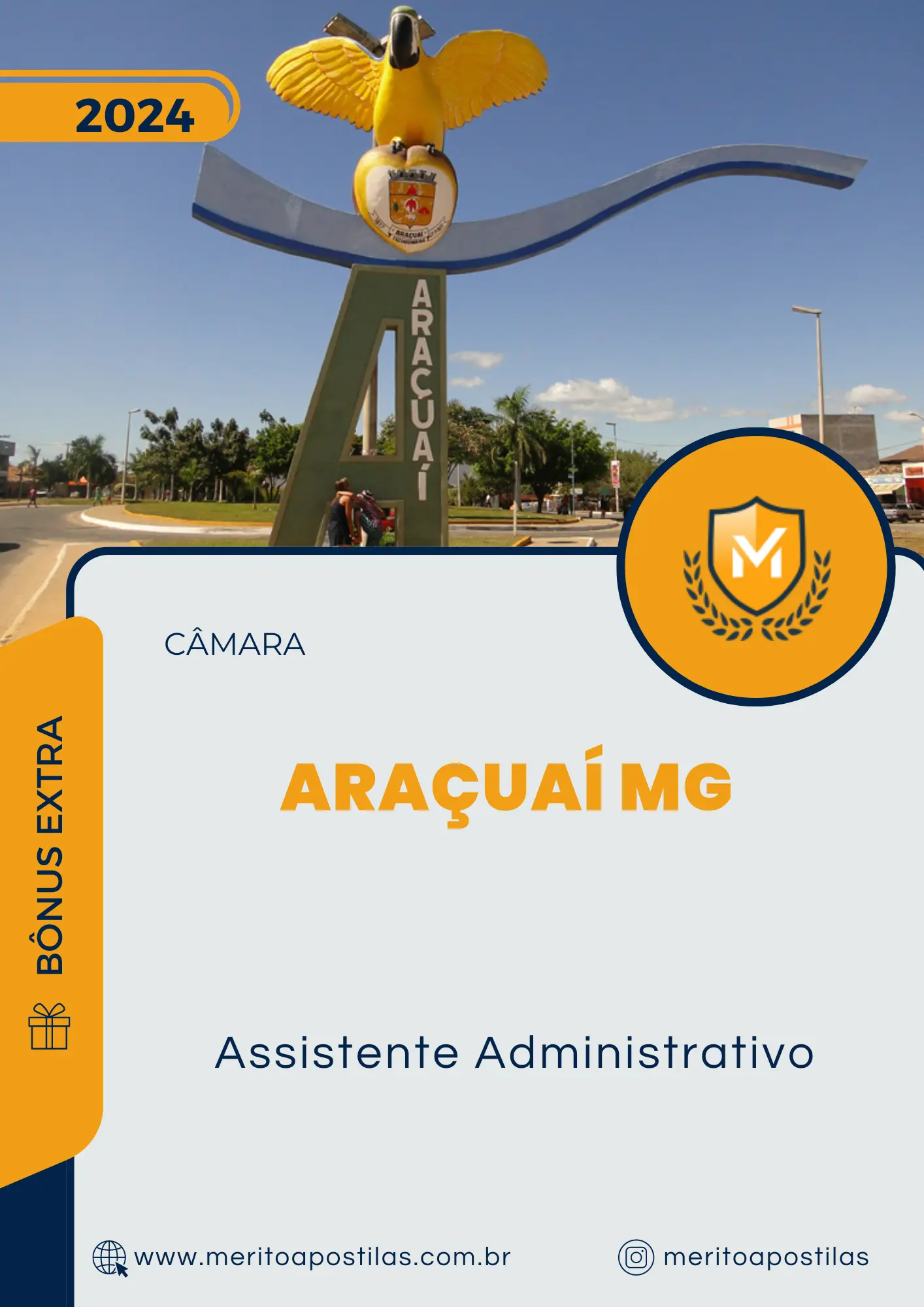 Apostila Assistente Administrativo Câmara de Araçuaí MG 2024