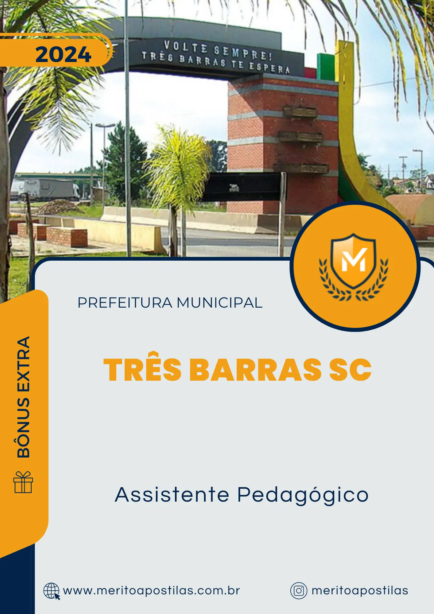 Apostila Assistente Pedagógico Prefeitura de Três Barras SC 2024