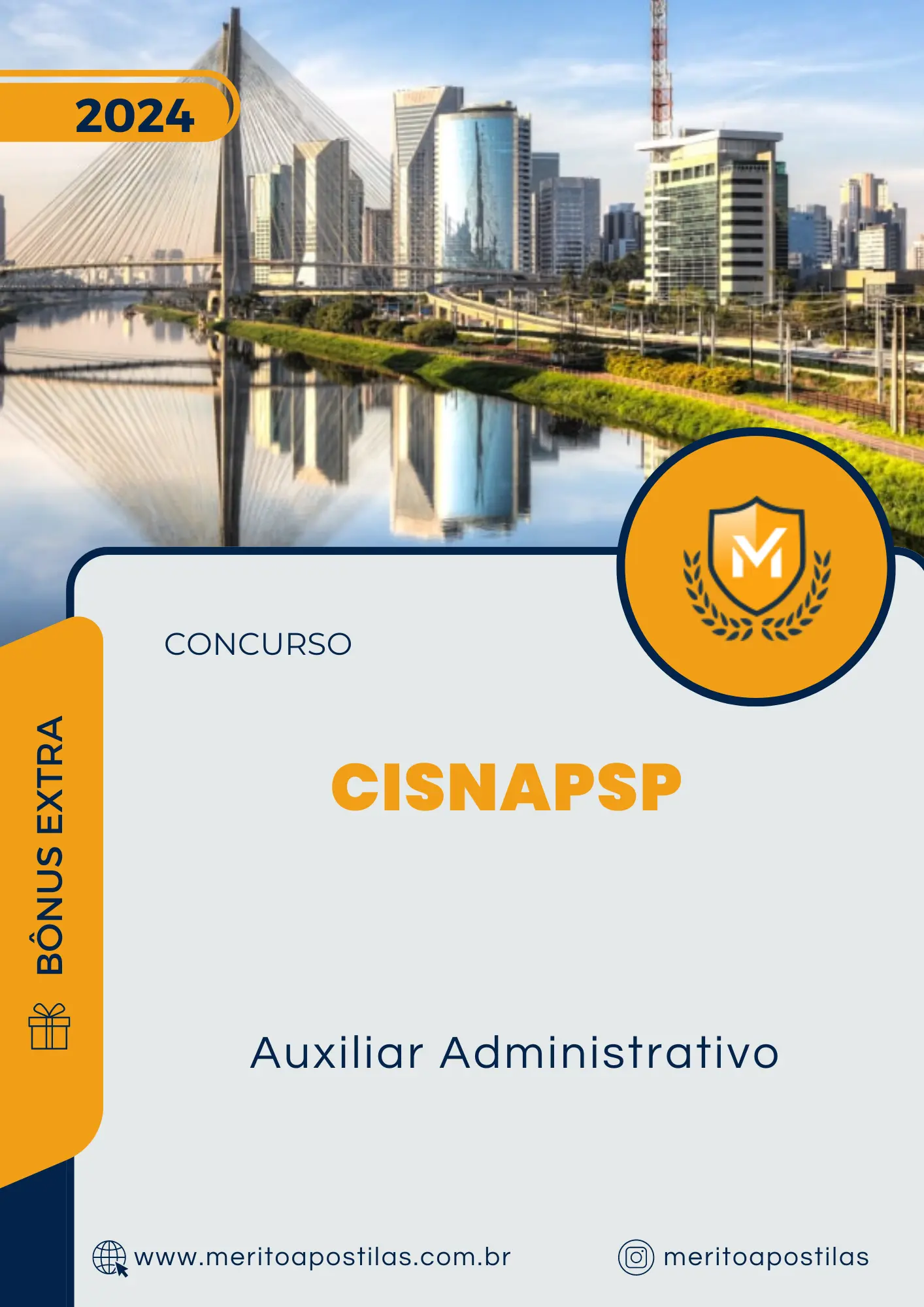 Apostila Auxiliar Administrativo Concurso CISNAP SP 2024