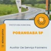 Apostila Auxiliar De Serviço Faxineiro Prefeitura de Porangaba SP 2024