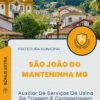 Apostila Auxiliar De Serviços De Usina De Triagem E Compostagem Prefeitura de São João do Manteninha MG