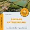 Apostila Auxiliar De Serviços Gerais Concurso DAEPA de Patrocínio MG 2024