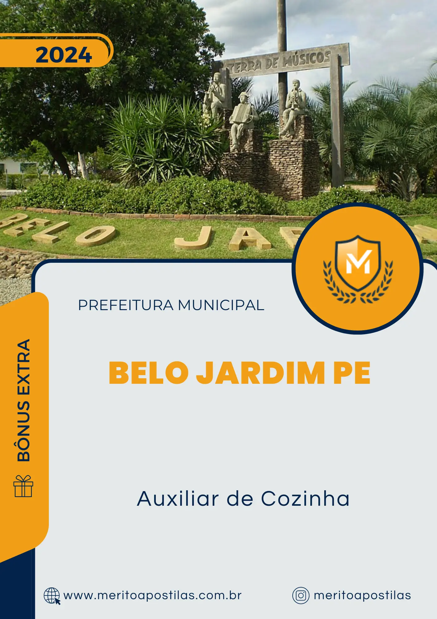 Apostila Auxiliar de Cozinha Prefeitura de Belo Jardim PE 2024