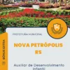 Apostila Auxiliar de Desenvolvimento Infantil Prefeitura Nova Petrópolis RS 2024