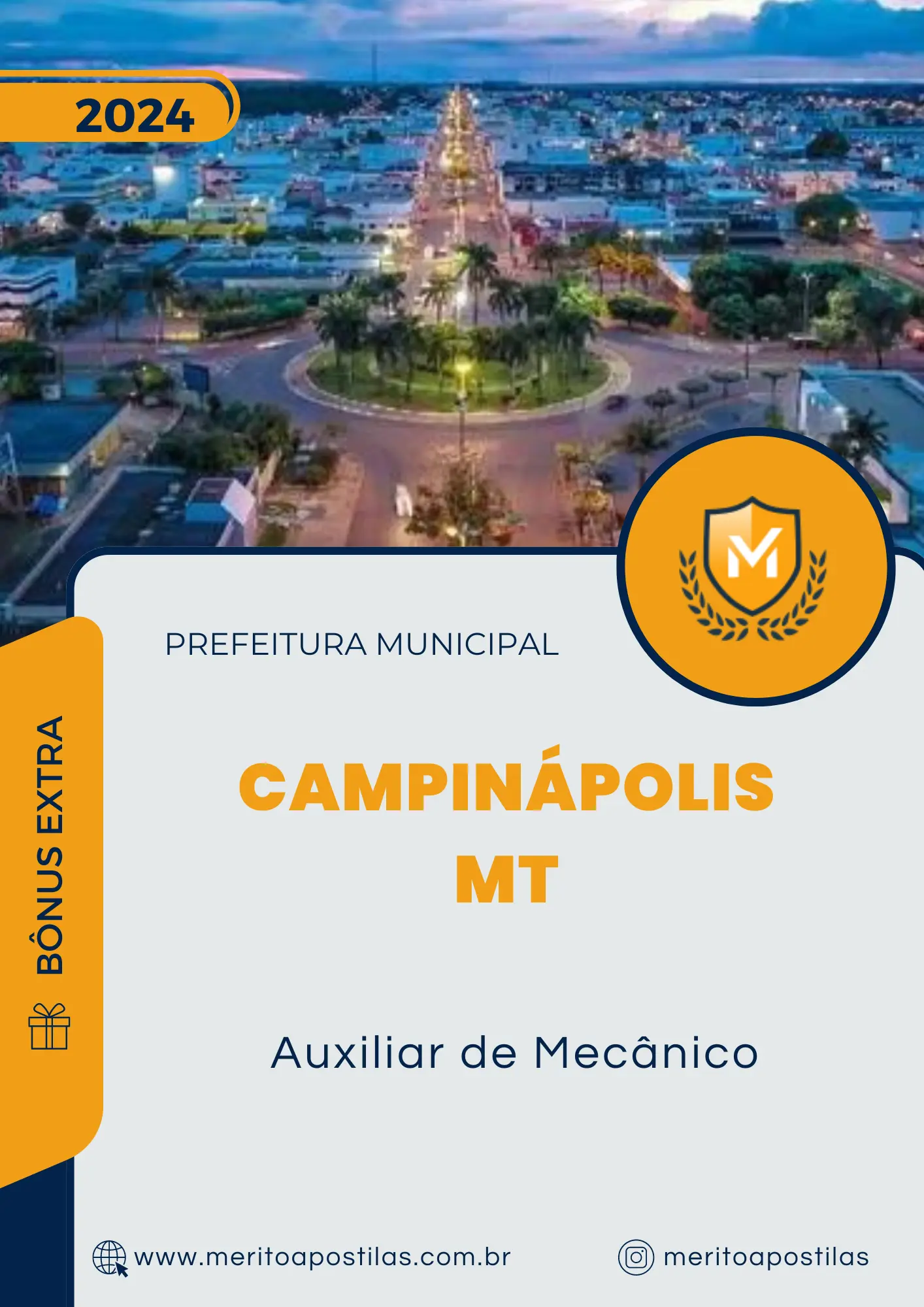 Apostila Auxiliar de Mecânico Prefeitura de Campinápolis MT 2024