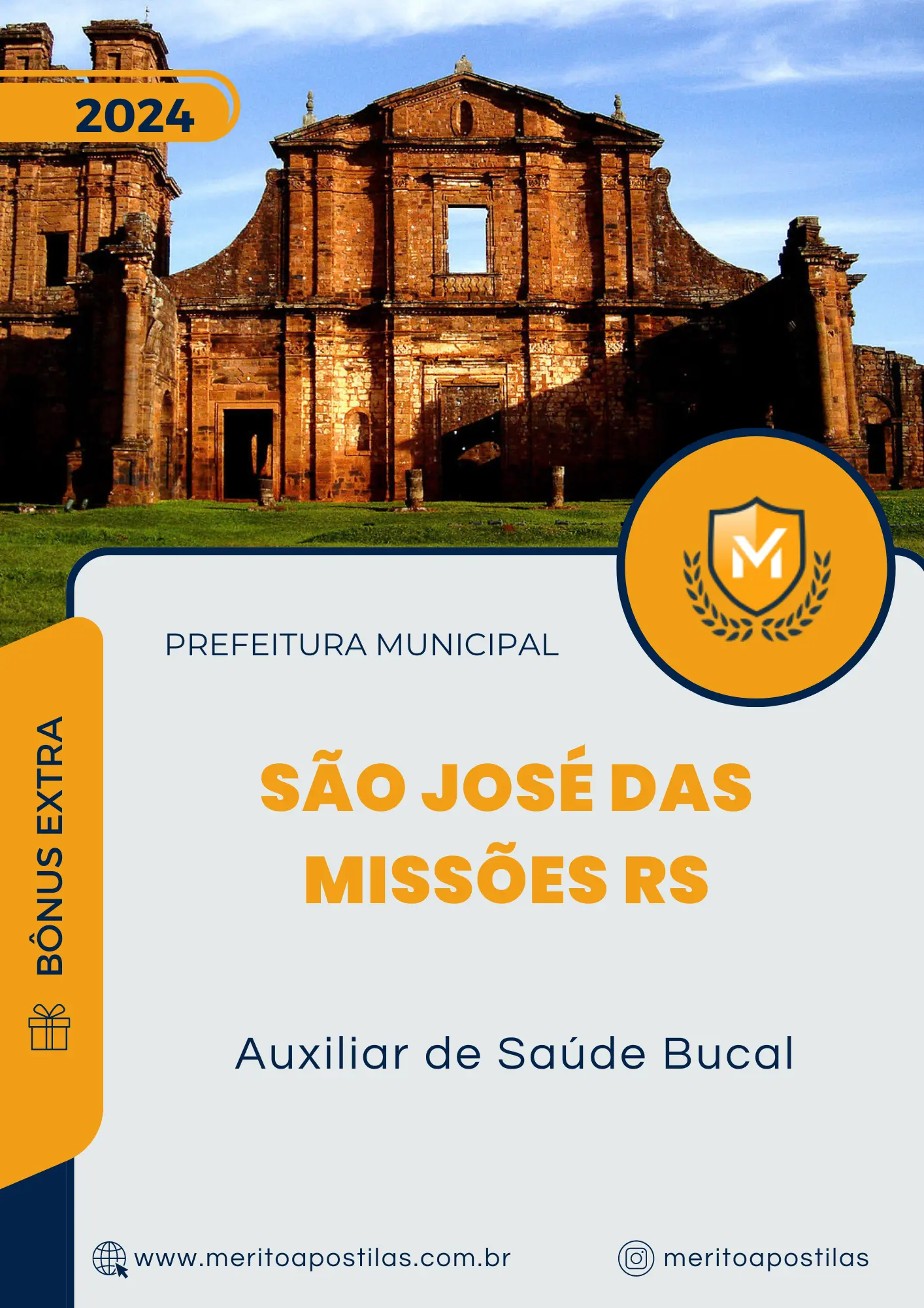 Apostila Auxiliar de Saúde Bucal Prefeitura de São José das Missões RS 2024