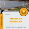 Apostila Auxiliar de Serviços Gerais Câmara de Ribeira do Pombal BA 2024