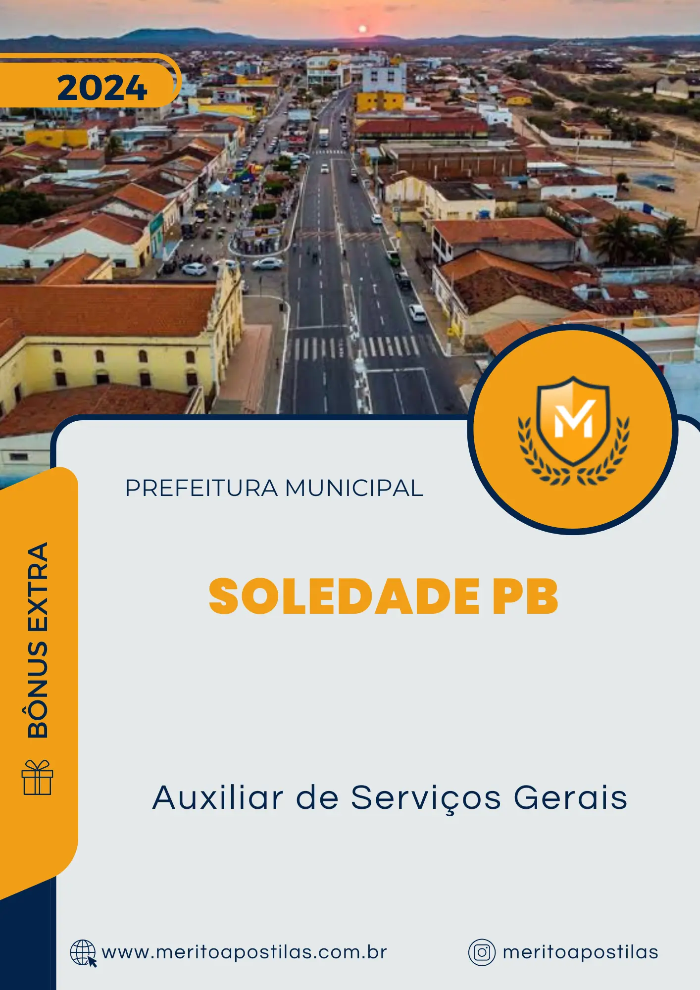 Apostila Auxiliar de Serviços Gerais Prefeitura de Soledade PB 2024