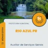 Apostila Auxiliar de Serviços Gerais Prefeitura de Rio Azul PR 2024