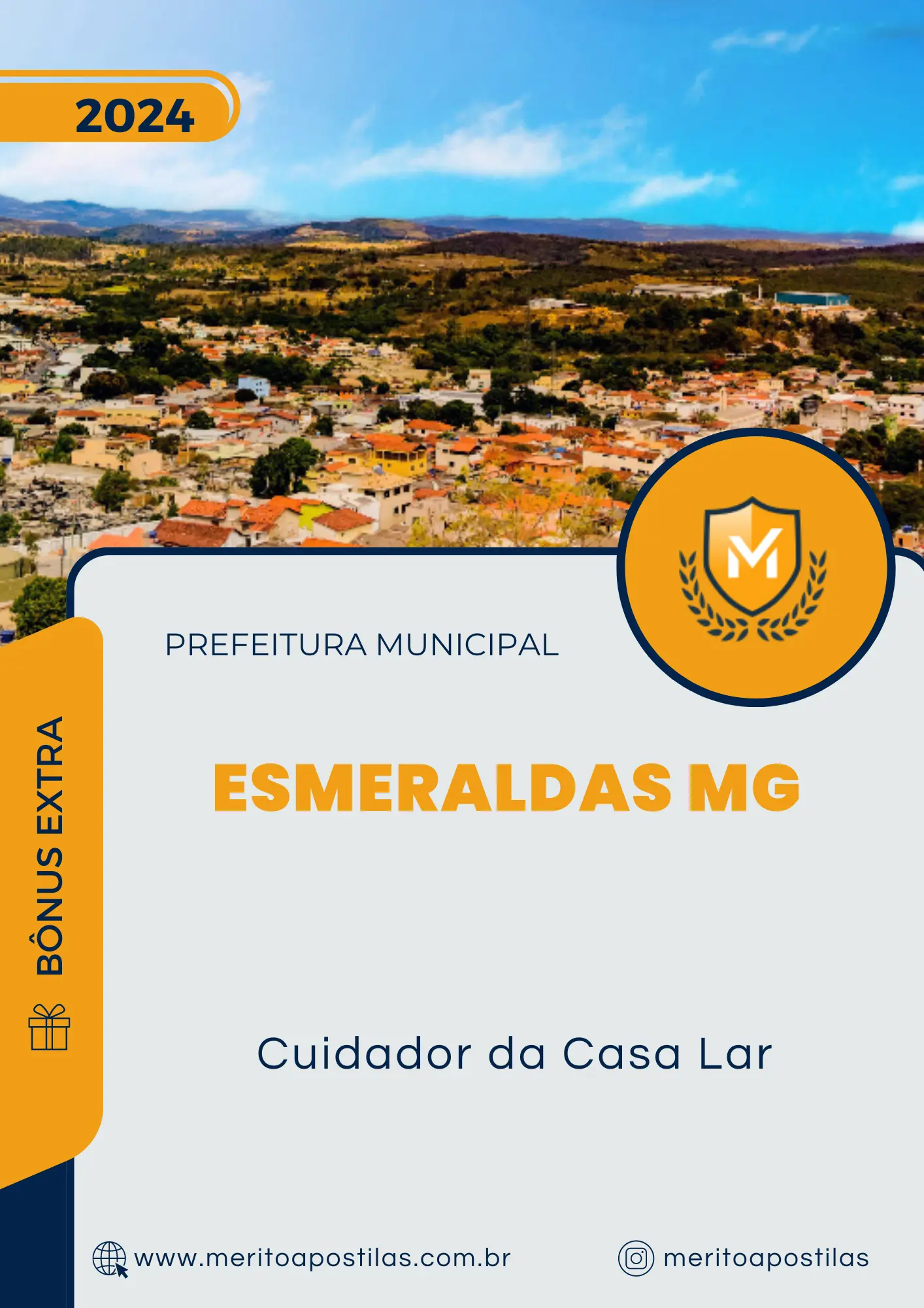 Apostila Cuidador da Casa Lar Prefeitura de Esmeraldas MG 2024