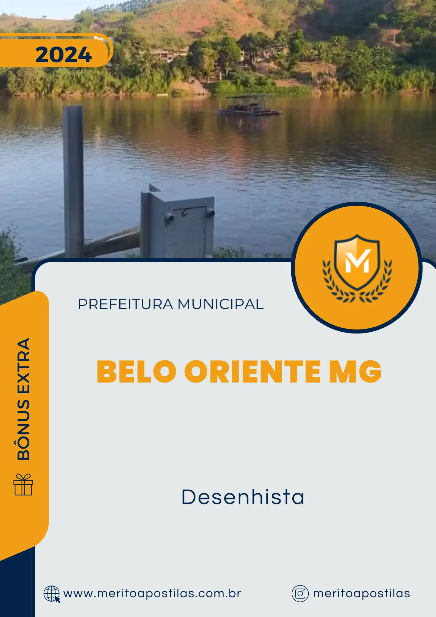 Apostila Desenhista Prefeitura de Belo Oriente MG 2024