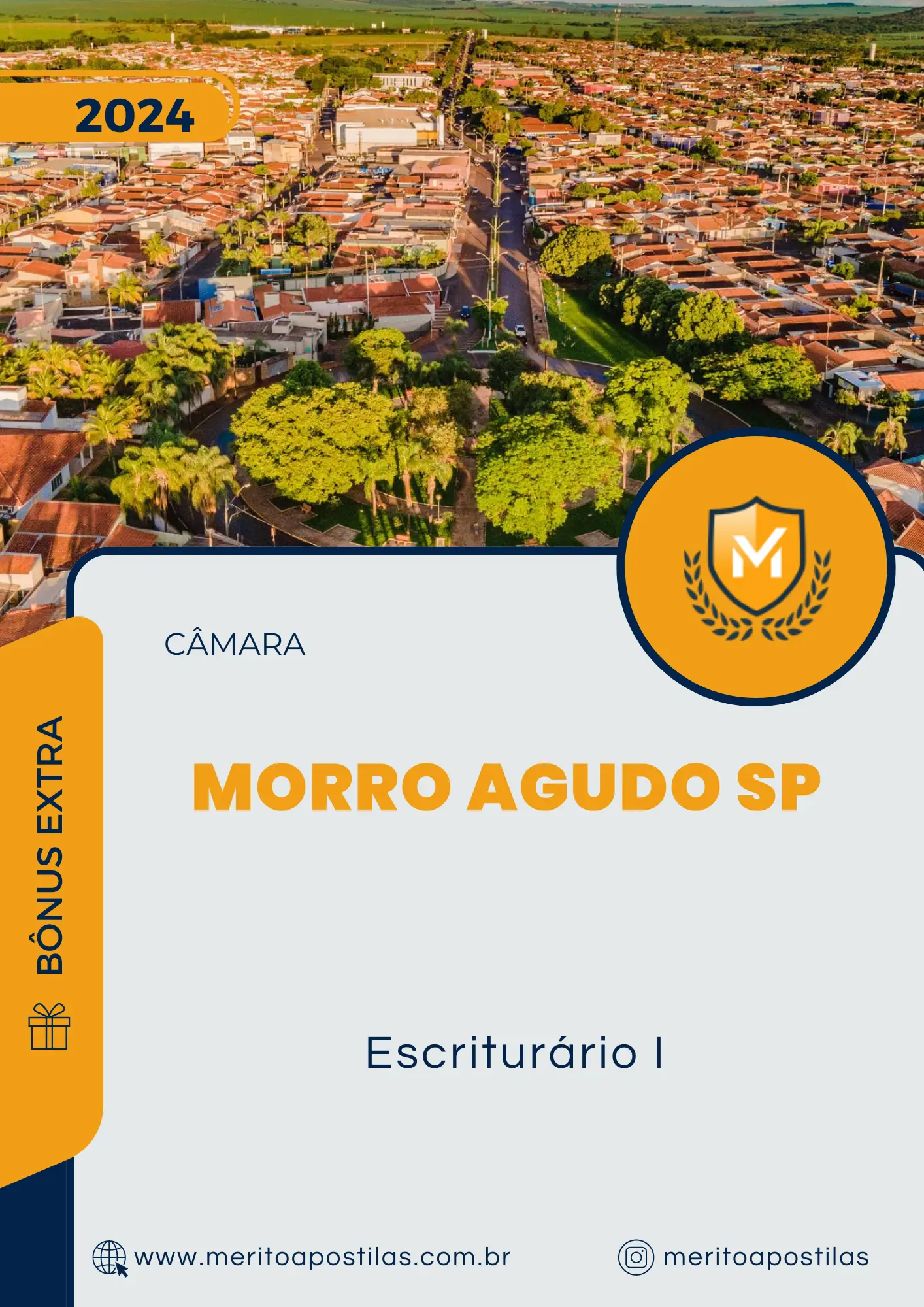 Apostila Escriturário I Câmara de Morro Agudo SP 2024