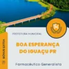 Apostila Farmacêutico Generalista Prefeitura de Boa Esperança do Iguaçu PR 2024