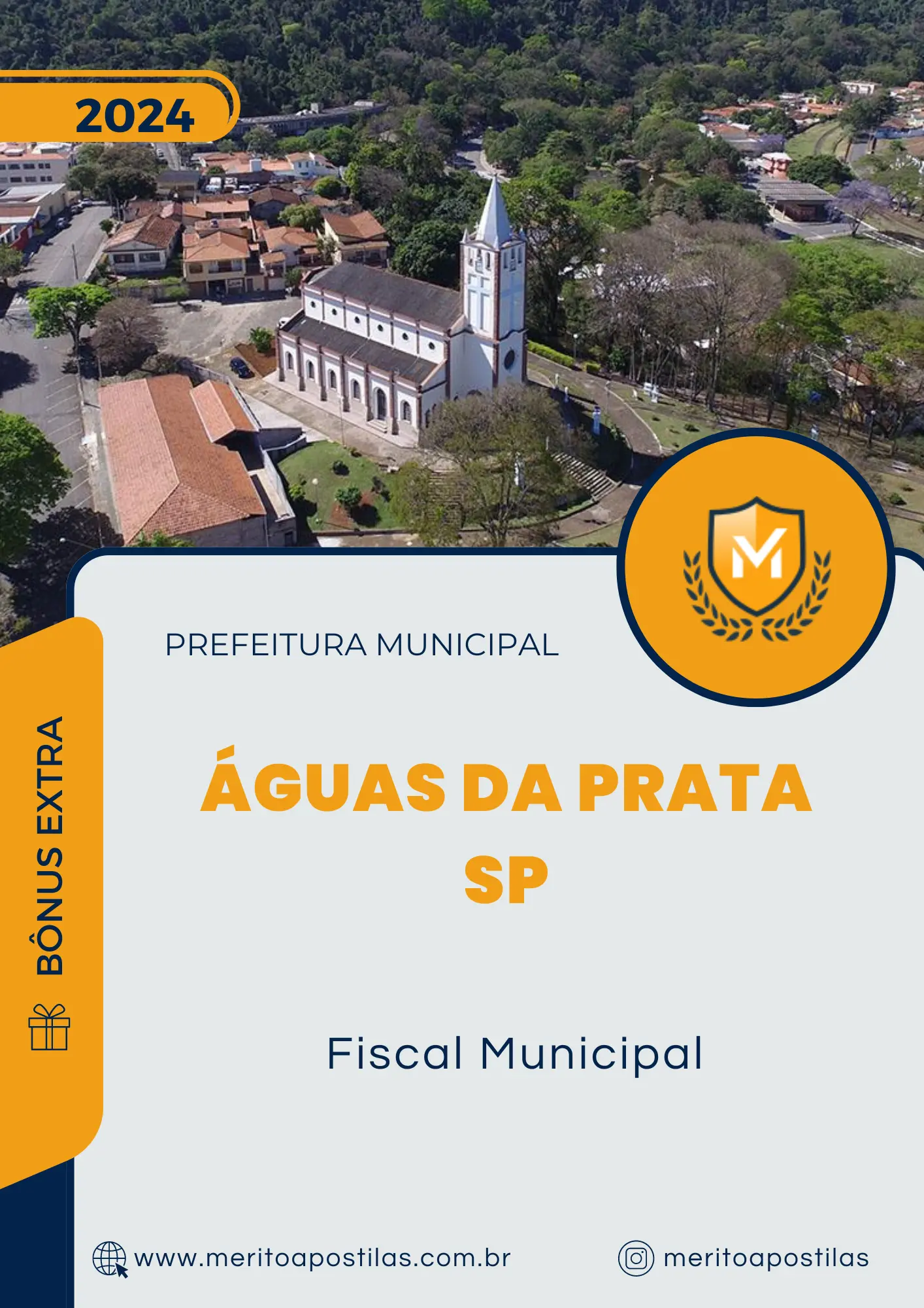 Apostila Fiscal Municipal Prefeitura de Águas da Prata SP 2024