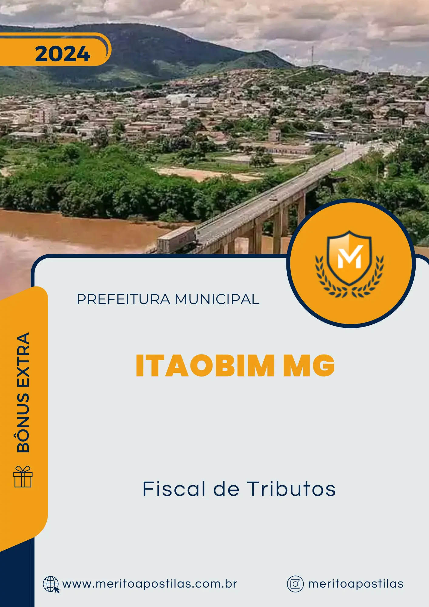 Apostila Fiscal de Tributos Prefeitura de Itaobim MG 2024