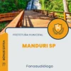 Apostila Fonoaudiólogo Prefeitura de Manduri SP 2024