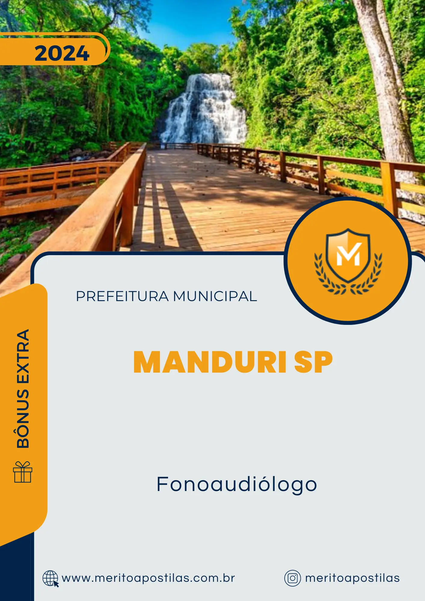 Apostila Fonoaudiólogo Prefeitura de Manduri SP 2024