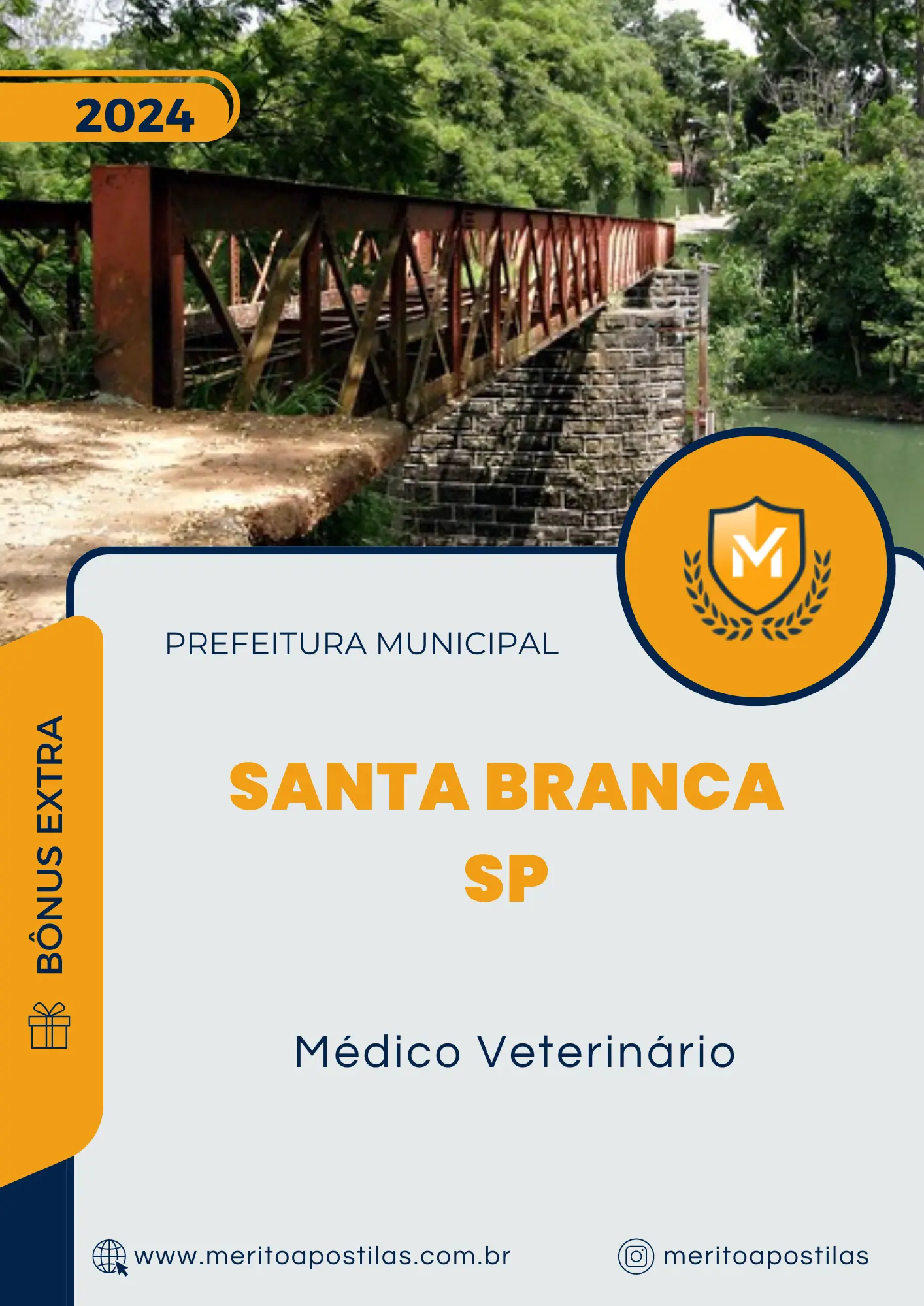 Apostila Médico Veterinário Prefeitura de Santa Branca SP 2024