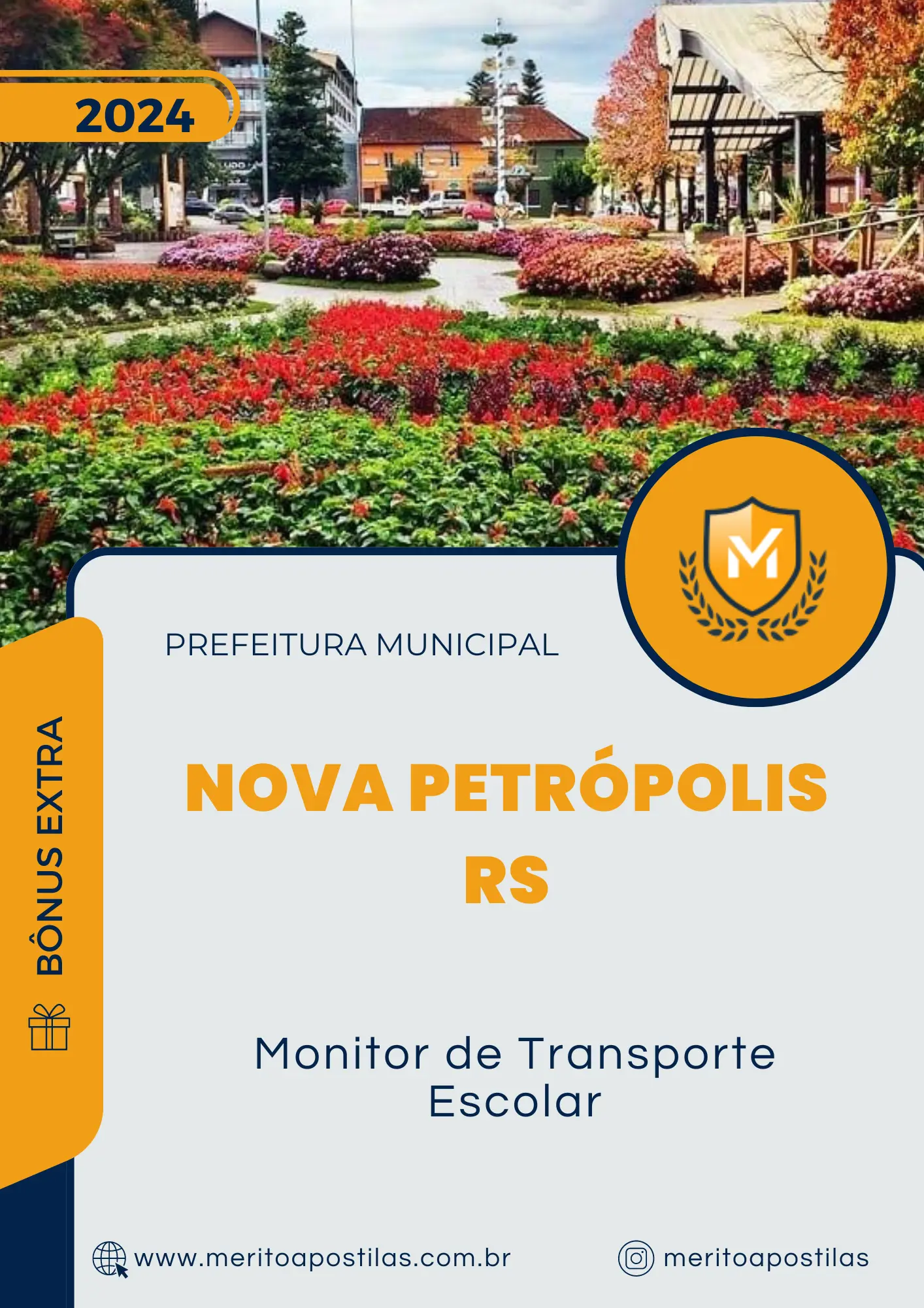 Apostila Monitor de Transporte Escolar Prefeitura Nova Petrópolis RS 2024