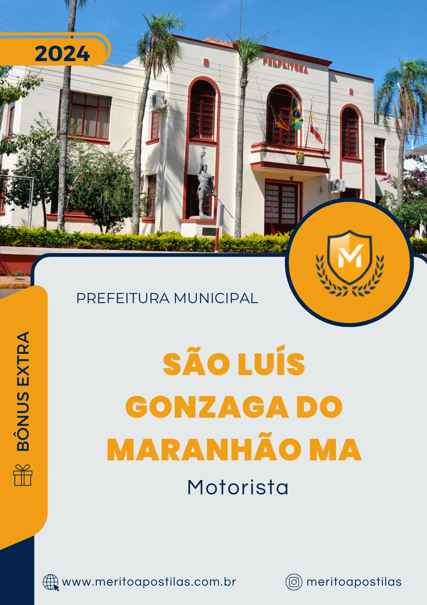 Apostila Motorista Prefeitura São Luís Gonzaga do Maranhão MA 2024