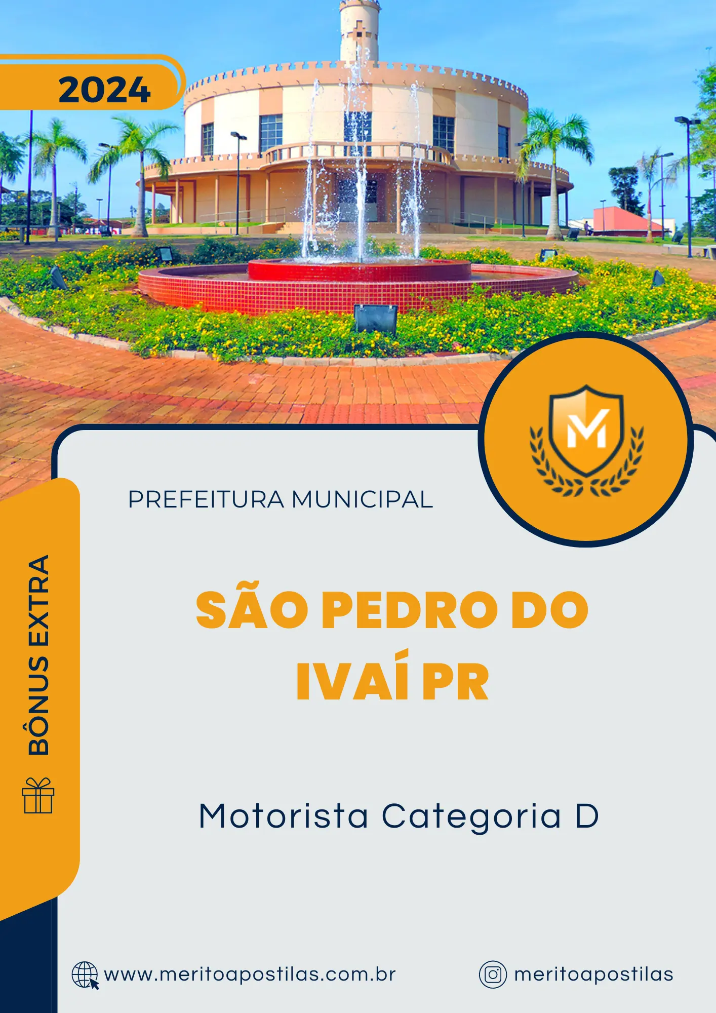 Apostila Motorista Categoria D Prefeitura de São Pedro do Ivaí PR 2024