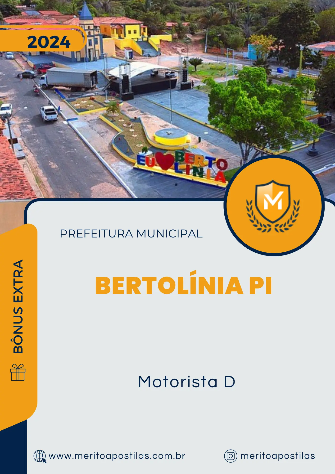 Apostila Motorista D Prefeitura de Bertolínia PI 2024
