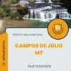 Apostila Nutricionista Prefeitura de Campos de Júlio MT 2024