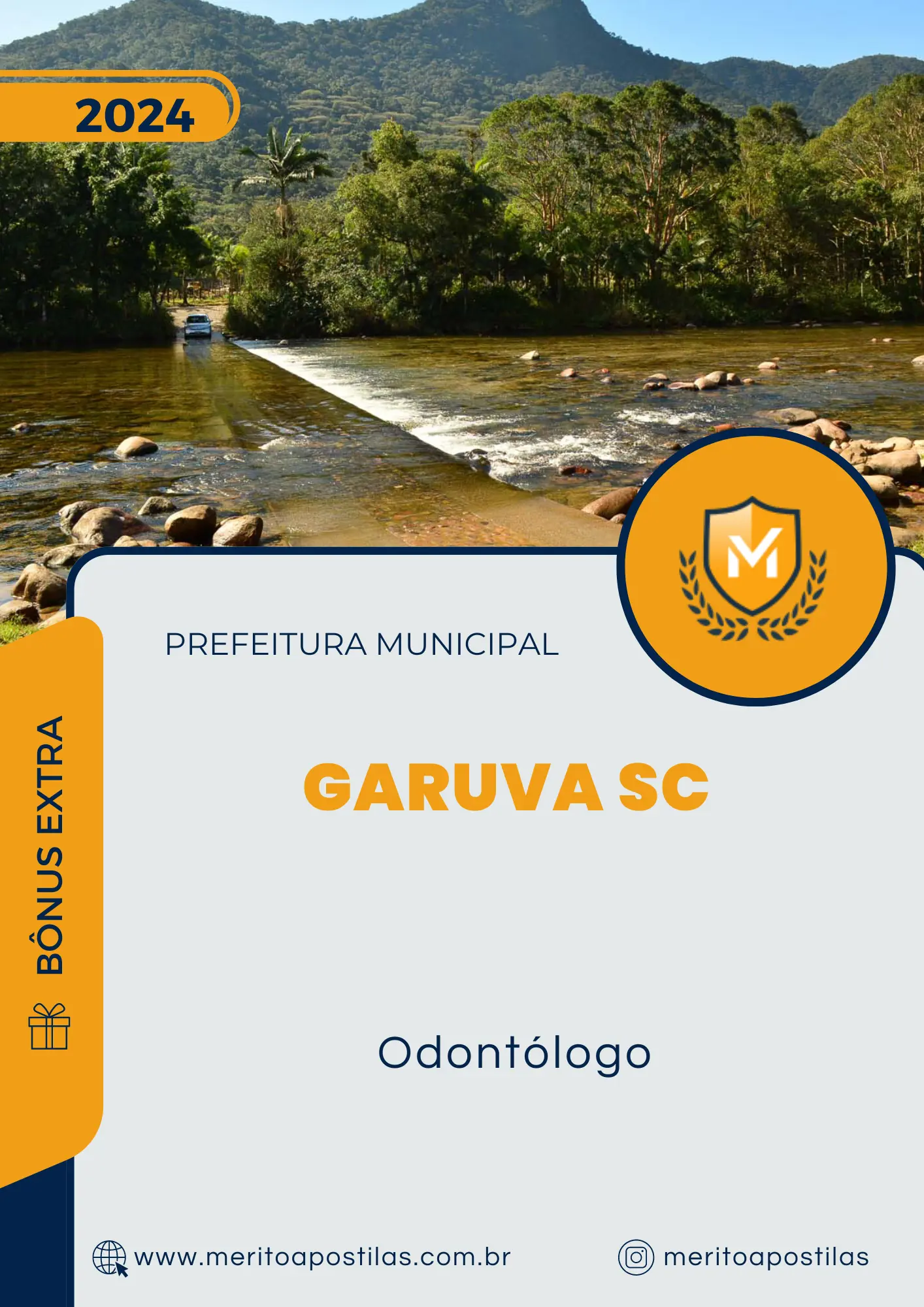 Apostila Odontólogo Prefeitura de Garuva SC 2024