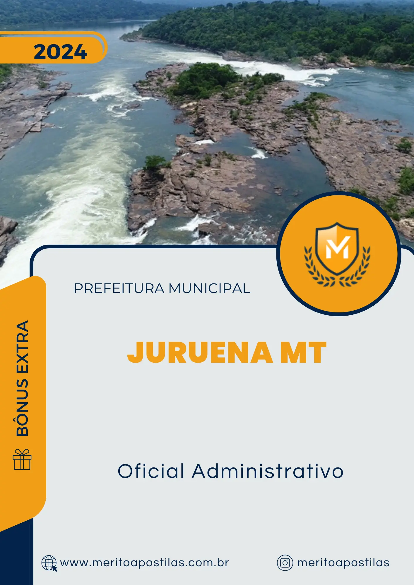 Apostila Oficial Administrativo Prefeitura de Juruena MT 2024