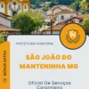 Apostila Oficial De Serviços Carpinteiro Prefeitura de São João do Manteninha MG