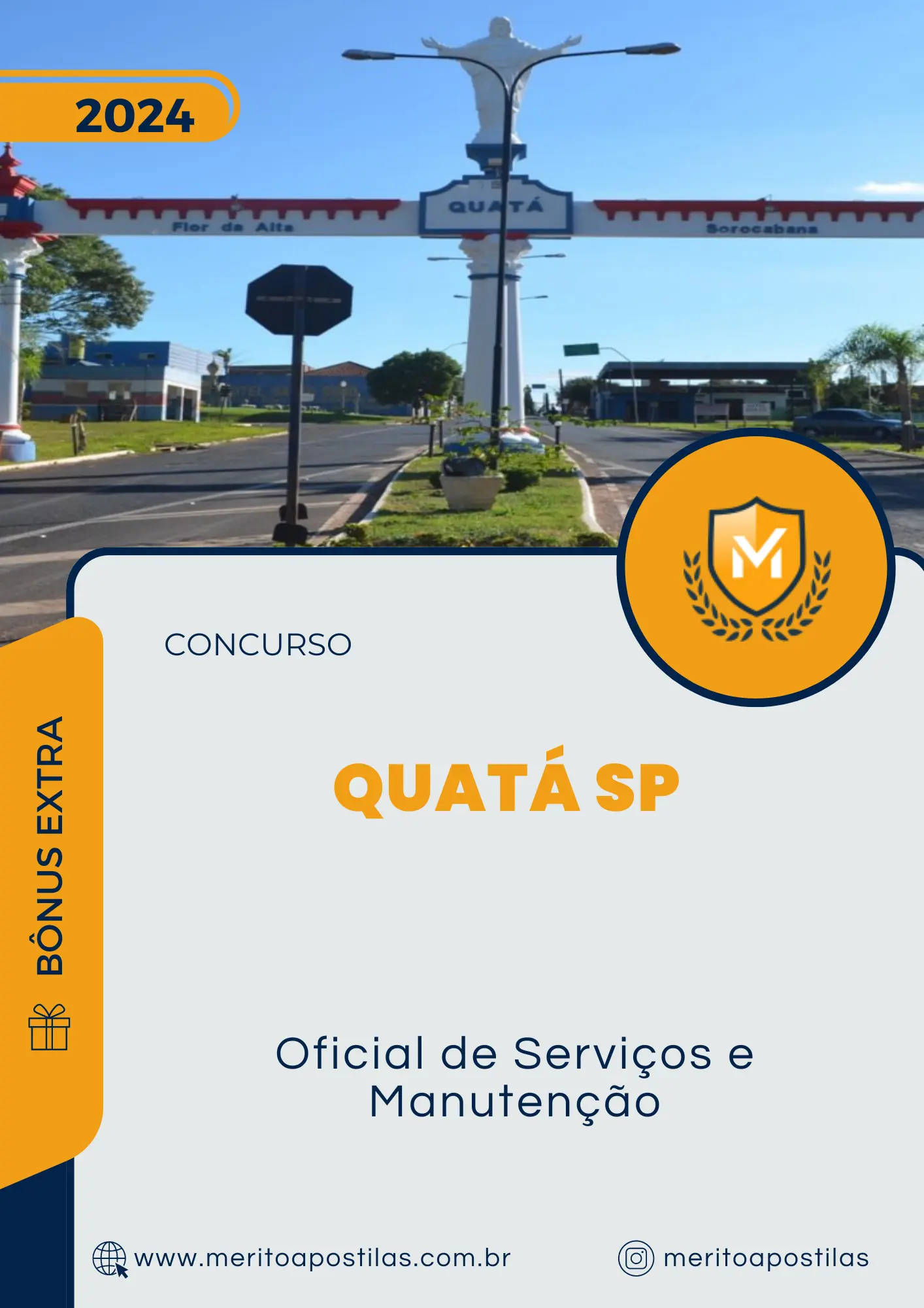 Apostila Oficial de Serviços e Manutenção Concurso Quatá SP 2024