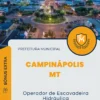 Apostila Operador de Escavadeira Hidráulica Prefeitura de Campinápolis MT 2024